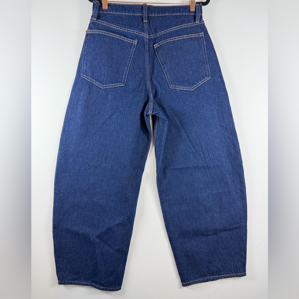 Universal Thread Women High-Rise Easy Barrel Ankle Jeans Dark Wash 0, 2 or 6S - Picture 9 of 14